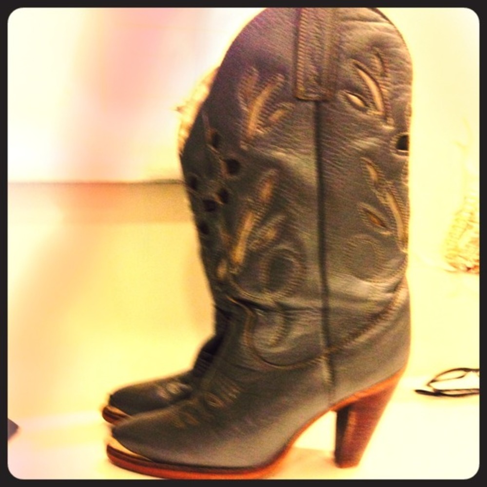 Vintage cowboy boots 7.5 women's